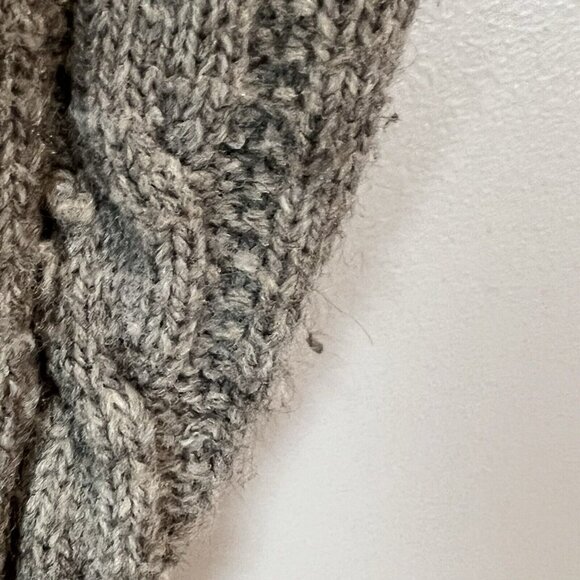 Mens Vintage Gray Cardigan Sweater Jantzen Country Squire Size Large Grandpa - Picture 6 of 9